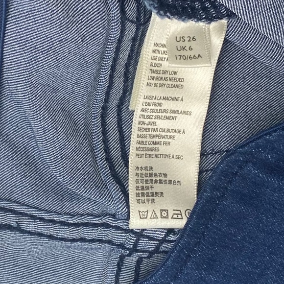 FREE PEOPLE Penny Pull-On Flare Jeans Low Rise Bell Size 26 - Picture 5 of 5